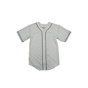 Youth Walk Off Full Button Piped Pro-Weight Polyester Jersey